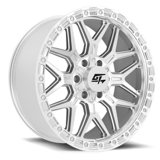GT Off-Road REVOLT Hyper Silver Machined Face 20x10 -18 5x127|5x139.7mm 78.1mm