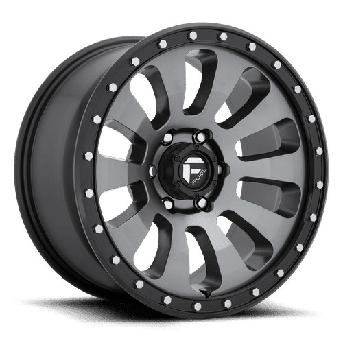 Fuel Offroad D648 TACTIC MATTE GUN METAL BLACK BEAD RING 18x9 +20 6x139.7mm 106.1mm - Wheelwiz