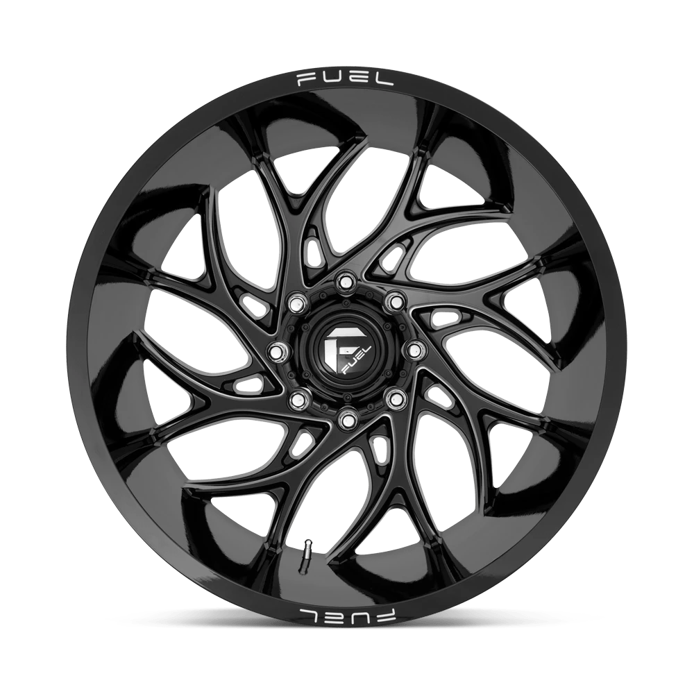 Fuel Offroad D741 RUNNER GLOSS BLACK MILLED 26x14 -75 8x165.1mm 125.1mm - Wheelwiz