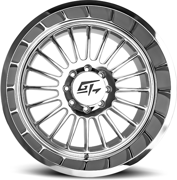 GT Off-Road STRIKE Polished 22x10 -18 8x180mm 125.2mm - Wheelwiz