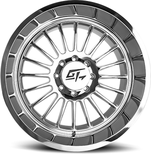 GT Off-Road STRIKE Polished 22x10 -18 8x180mm 125.2mm - Wheelwiz