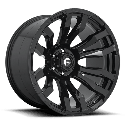 Fuel Offroad D675 BLITZ GLOSS BLACK 16x8 +1 5x139.7mm 108mm - Wheelwiz