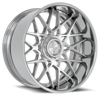 Sentali BFX5 Polished Lip / Brushed Centre 22x10 -24 8x165.1|8x180mm 125.2mm