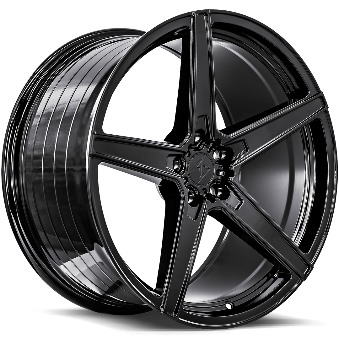 Sentali SS4 Gloss Black 18x8.5 +35 5x100mm 73.1mm - Wheelwiz