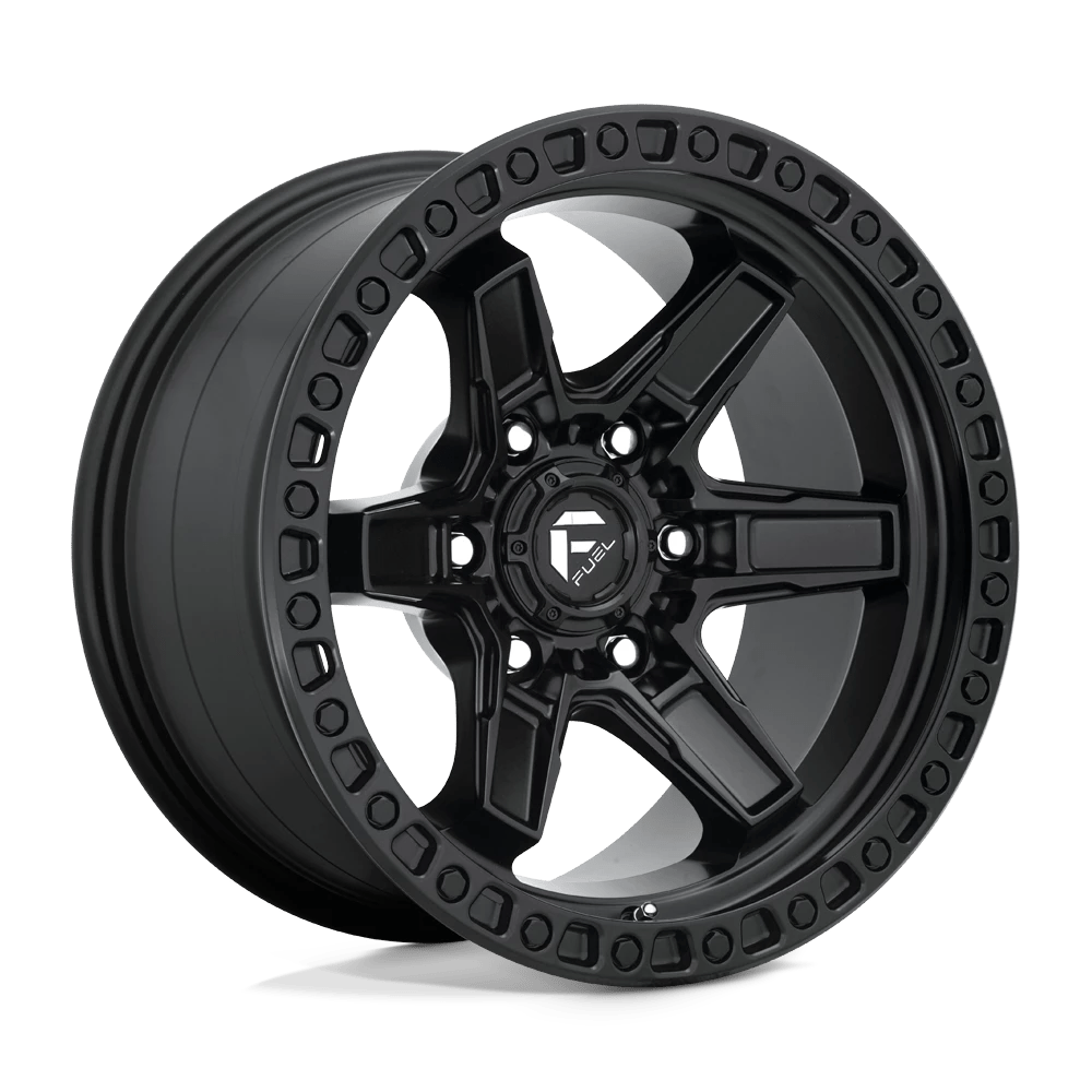 Fuel Offroad D697 KICKER MATTE BLACK 20x10 -18 6x139.7mm 106.1mm - Wheelwiz