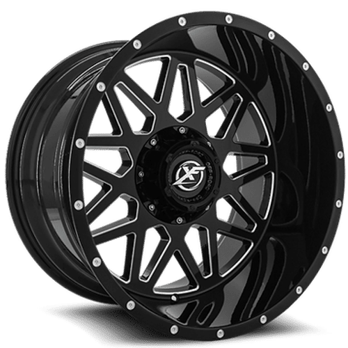 XF Off-Road XF-211 Gloss Black 20x9 0 8x165.1|8x180mm 125.2mm - Wheelwiz