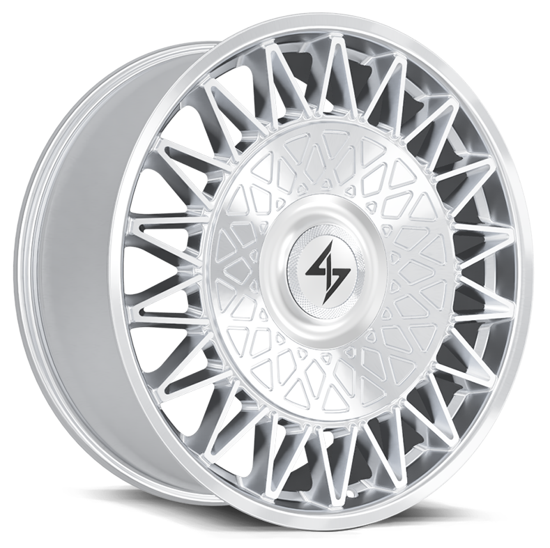 Sentali CROWN Brushed Silver 22x9 +25 5x112|5x115mm 71.6mm - Wheelwiz