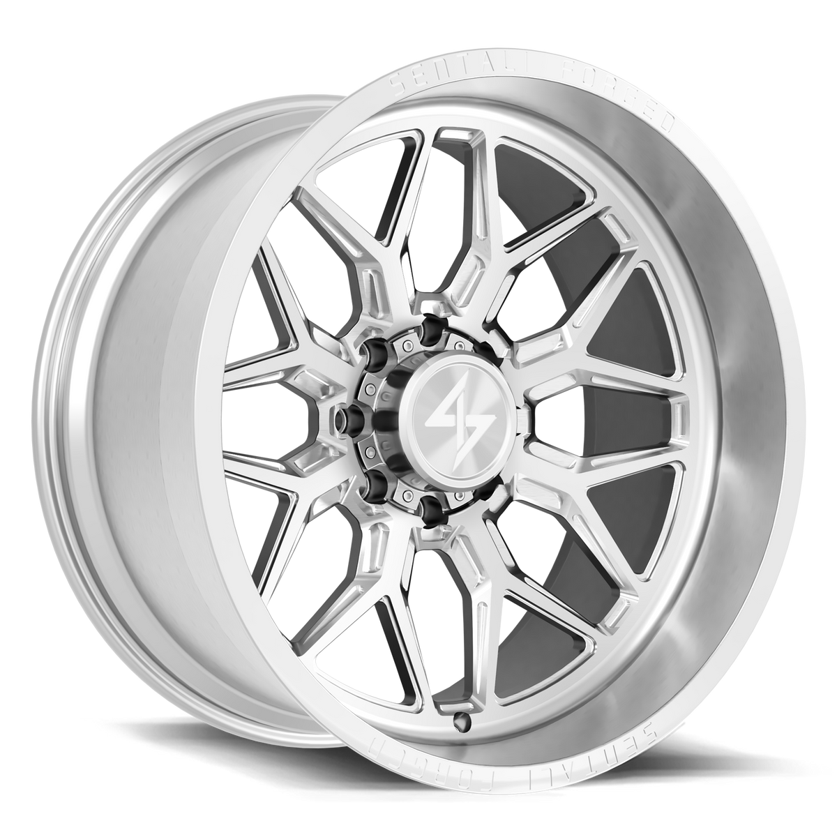 Sentali SF9 Brushed Milled 26x12 -44 8x165.1mm 125.2mm - Wheelwiz