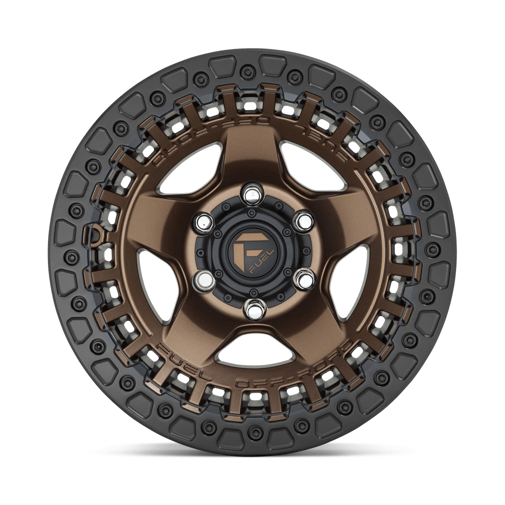 Fuel Offroad D119 WARP BEADLOCK Matte Bronze 17x9 -15 6x139.7mm 106.1mm - Wheelwiz