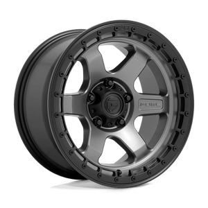 Fuel Offroad D752 BLOCK MATTE GUNMETAL WITH BLACK RING 18x9 +1 6x114.3mm 66.06mm - Wheelwiz