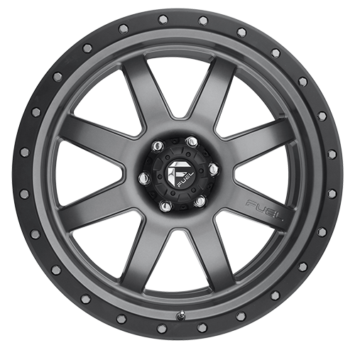 Fuel Offroad D552 TROPHY MATTE GUN METAL BLACK BEAD RING 18x9 +1 5x127mm 78.1mm - Wheelwiz
