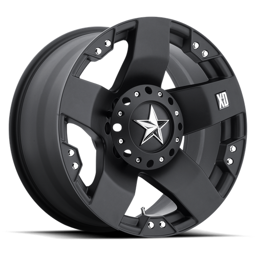 XD Series XD775 ROCKSTAR Matte Black 20x8.5 +35 6x135|6x139.7mm 100.3mm - Wheelwiz