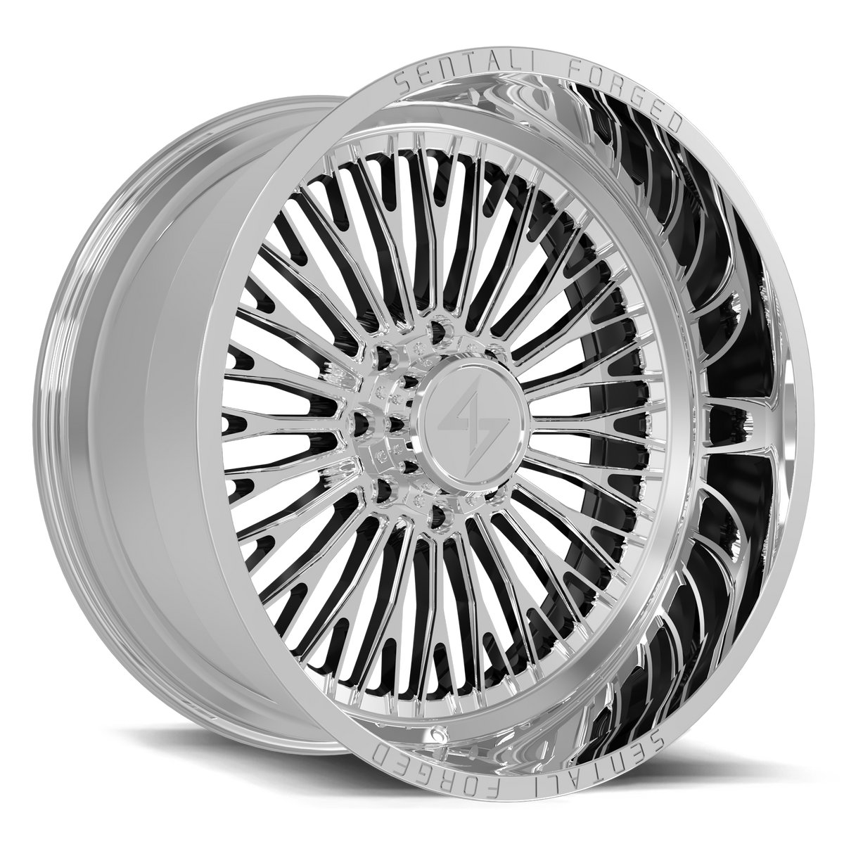 Sentali SF10 Polished 28x16 -99 5x127mm 71.5mm - Wheelwiz