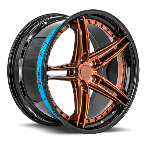 Sentali SB3 Gloss Black Lip / Gloss Bronze Centre 19x8.5 +35 5x120mm 72.6mm - Wheelwiz