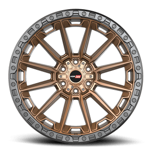 Vortek VRT-601 Matte Bronze With Black Bead Ring 18x9 +12 6x135|6x139.7mm 106.1mm - Wheelwiz