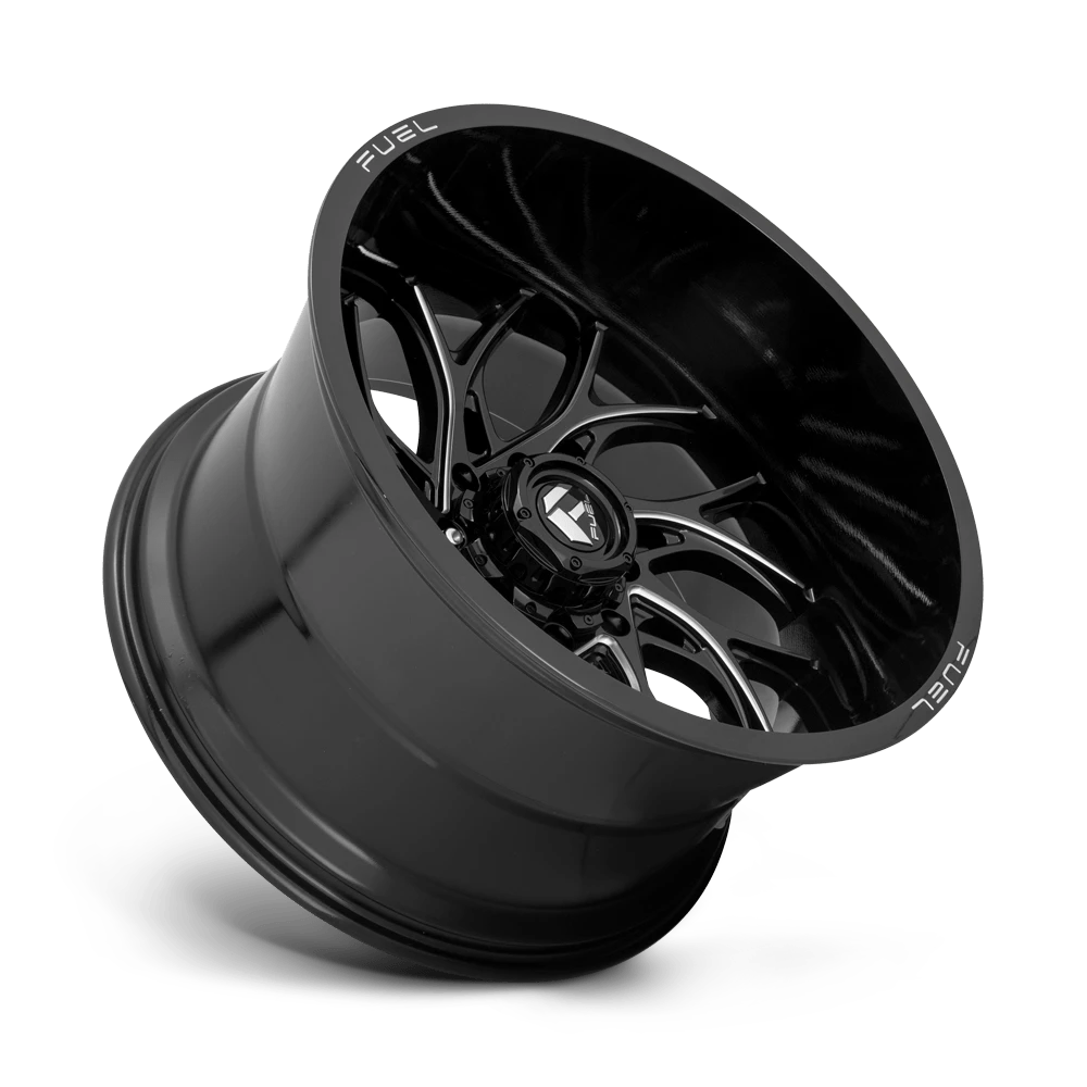 Fuel Offroad D741 RUNNER GLOSS BLACK MILLED 26x14 -75 8x165.1mm 125.1mm - Wheelwiz
