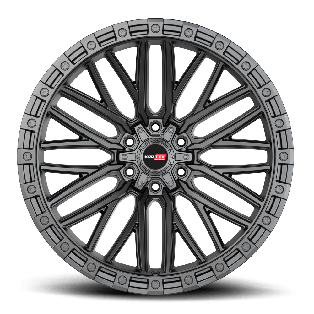 Vortek VRT-608 Matte Black 22x12 -44 5x127|5x139.7mm 78.1mm - Wheelwiz