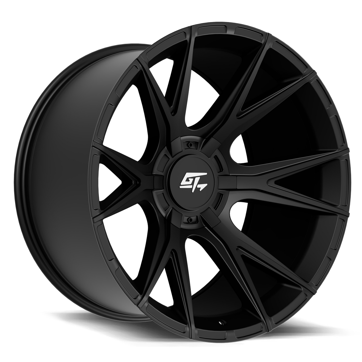 GT Off-Road FUSION Satin Black 20x9 +12 8x165.1|8x170mm 0mm - Wheelwiz