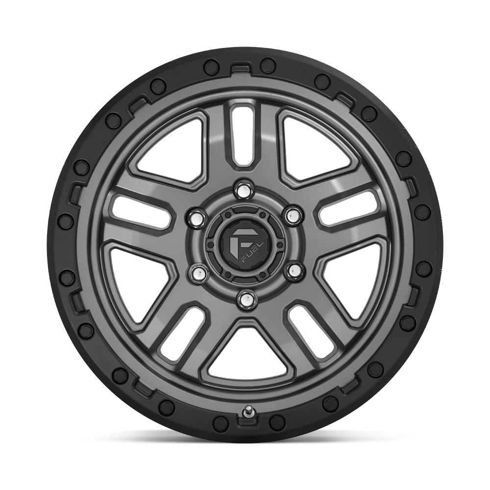 Fuel Offroad D701 AMMO MATTE GUN METAL BLACK BEAD RING 20x10 -18 6x135mm 87.1mm - Wheelwiz
