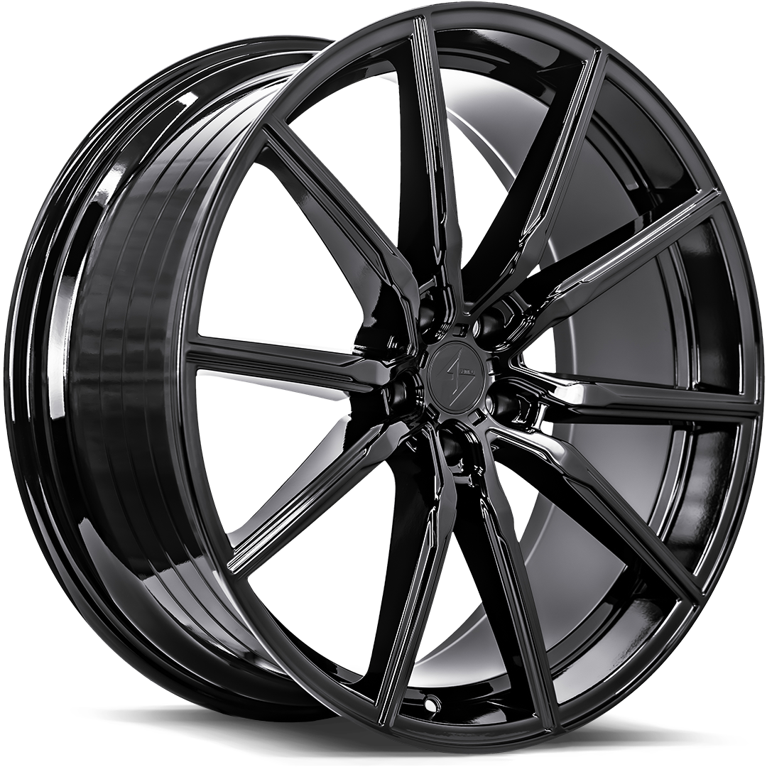 Sentali SS1 Gloss Black 20x9 +25 5x120mm 72.6mm - Wheelwiz