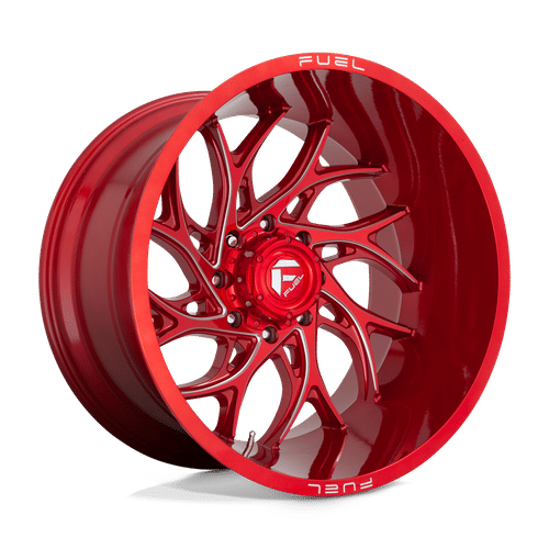 Fuel Offroad D742 CANDY RED MILLED 26x14 -75 5x127mm 71.5mm - Wheelwiz