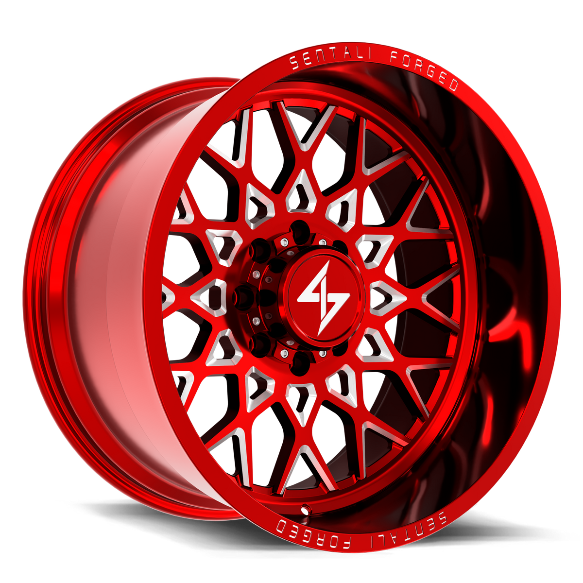 Sentali SF-5 Red Milled 26x14 -76 5x139.7mm 77.8mm - Wheelwiz