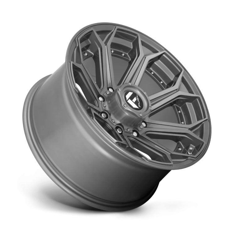 Fuel Offroad D705 SIEGE ANTHRACITE BRUSHED TINT CLEAR 26x14 -75 5x127mm 71.5mm - Wheelwiz