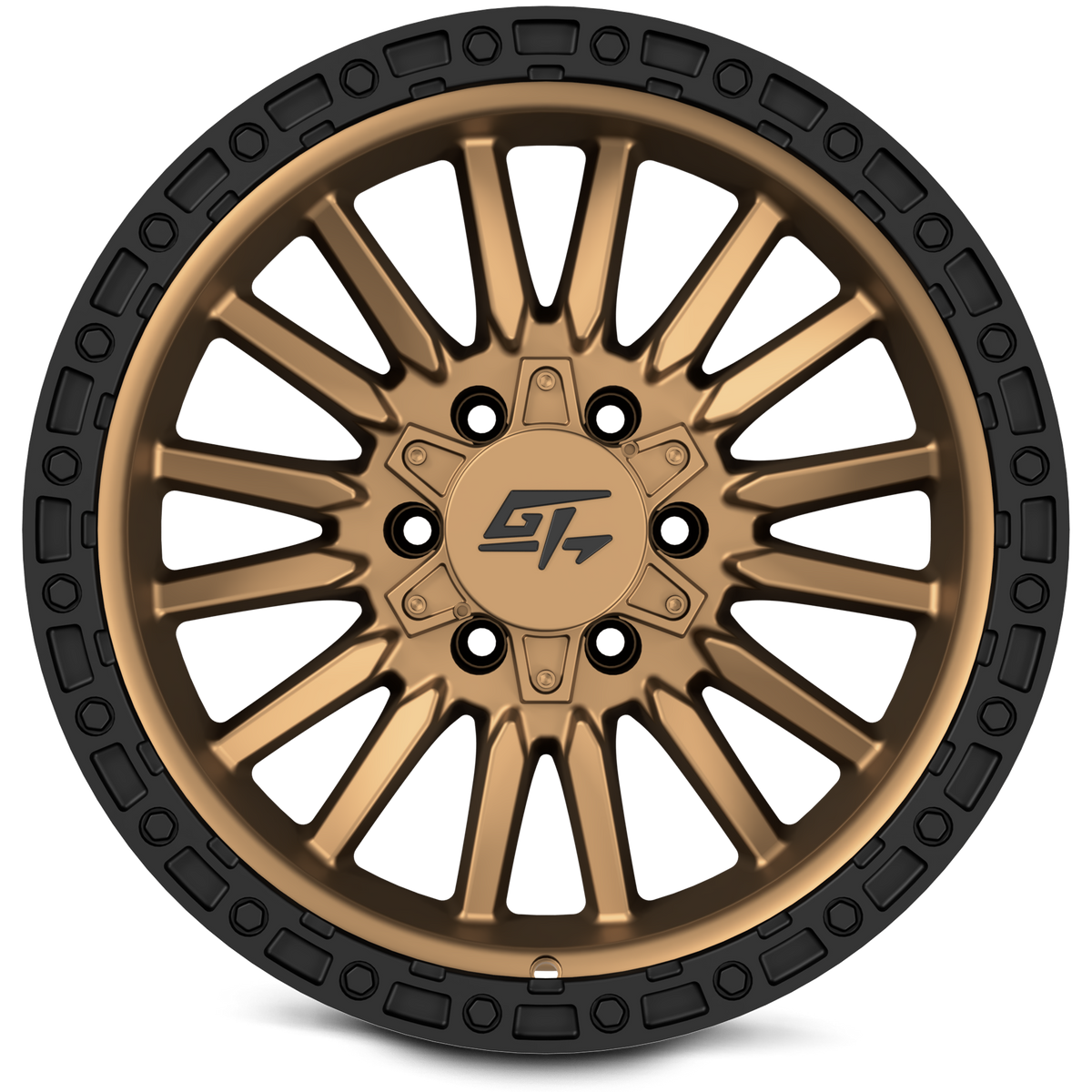 GT Off-Road CHAMBER Black Ring / Matte Bronze Centre 20x10 -18 8x165.1|8x180mm 125.2mm - Wheelwiz