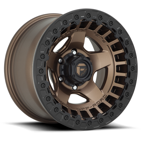 Fuel Offroad D119 WARP BEADLOCK MATTE BRONZE 17x9 -15 5x127mm 71.5mm - Wheelwiz