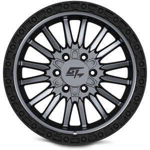 GT Off-Road CHAMBER Black Ring / Matte Gunmetal Centre 18x10 -18 8x165.1|8x170mm 125.2mm - Wheelwiz