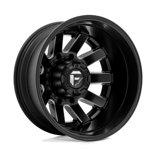 Fuel Offroad D538 MATTE BLACK MILLED 22x8.25 -215 8x165.1mm 121.5mm - Wheelwiz