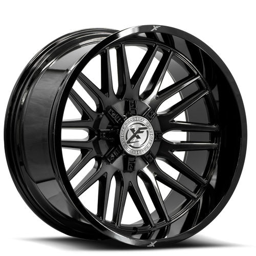 XF Off-Road XF-240 Black Brushed Dark Tint 20x10 -12 5x127|5x139.7mm 78.1mm - Wheelwiz