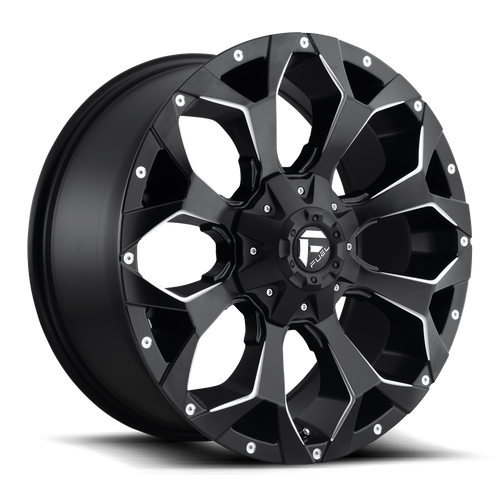 Fuel Offroad D546 ASSAULT Matte Black Milled 20x9 +1 8x170mm 125.1mm