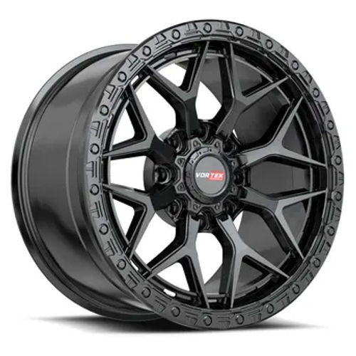 Vortek VRT-603 Satin Black 20x12 -44 8x165.1mm 125.1mm - Wheelwiz