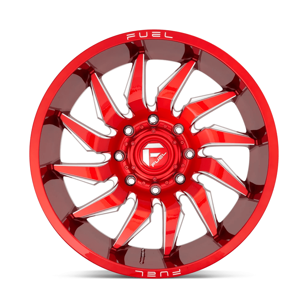 Fuel Offroad D745 SABER CANDY RED MILLED 20x9 +1 8x170mm 125.1mm - Wheelwiz
