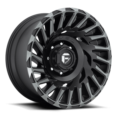 Fuel Offroad D683 CYCLONE MATTE MACHINED DOUBLE DARK TINT 20x10 -18 8x180mm 124.2mm - Wheelwiz