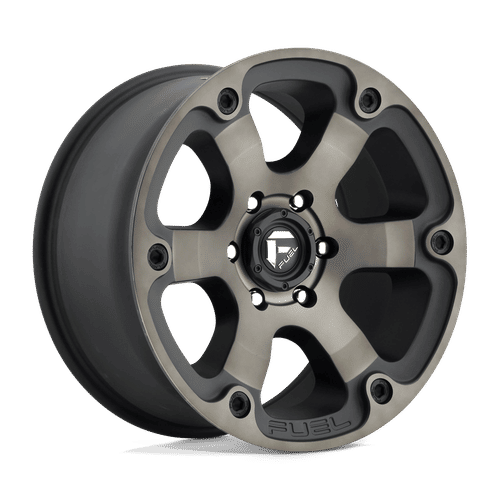 Fuel Offroad D564 MATTE BLACK DOUBLE DARK TINT 20x9 +20 5x139.7mm 108mm - Wheelwiz