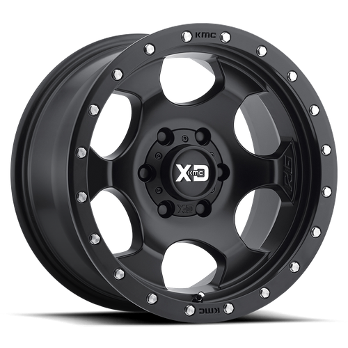 XD Series XD131 RG1 Satin Black 17x9 -12 6x139.7mm 106.1mm - Wheelwiz