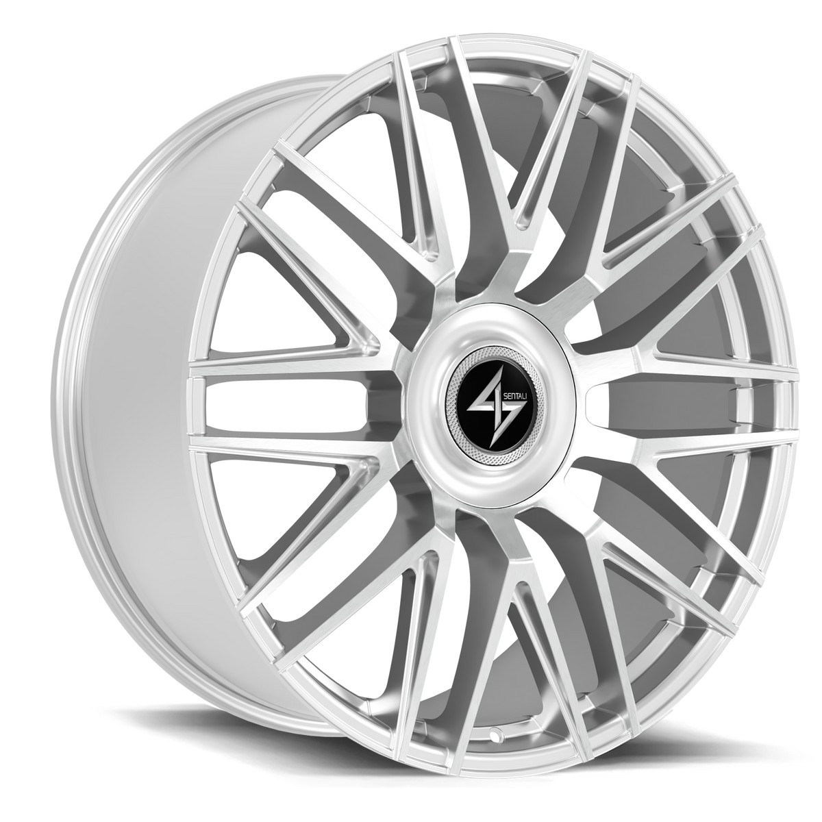 Sentali EMPIRE Hyper Silver Diamond Cut Face 26x10 +20 6x135|6x139.7mm 0mm - Wheelwiz