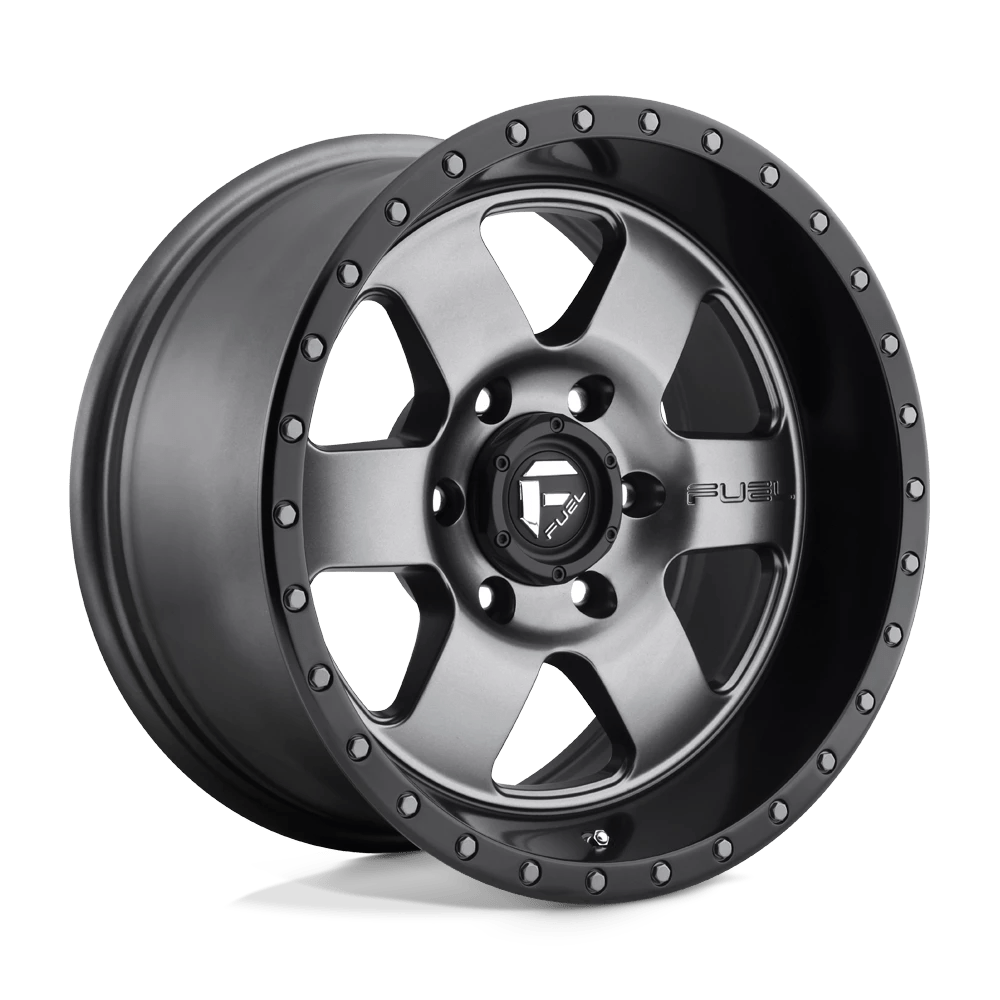Fuel Offroad D619 PODIUM MATTE GUN METAL BLACK BEAD RING 18x9 +1 6x139.7mm 108mm - Wheelwiz