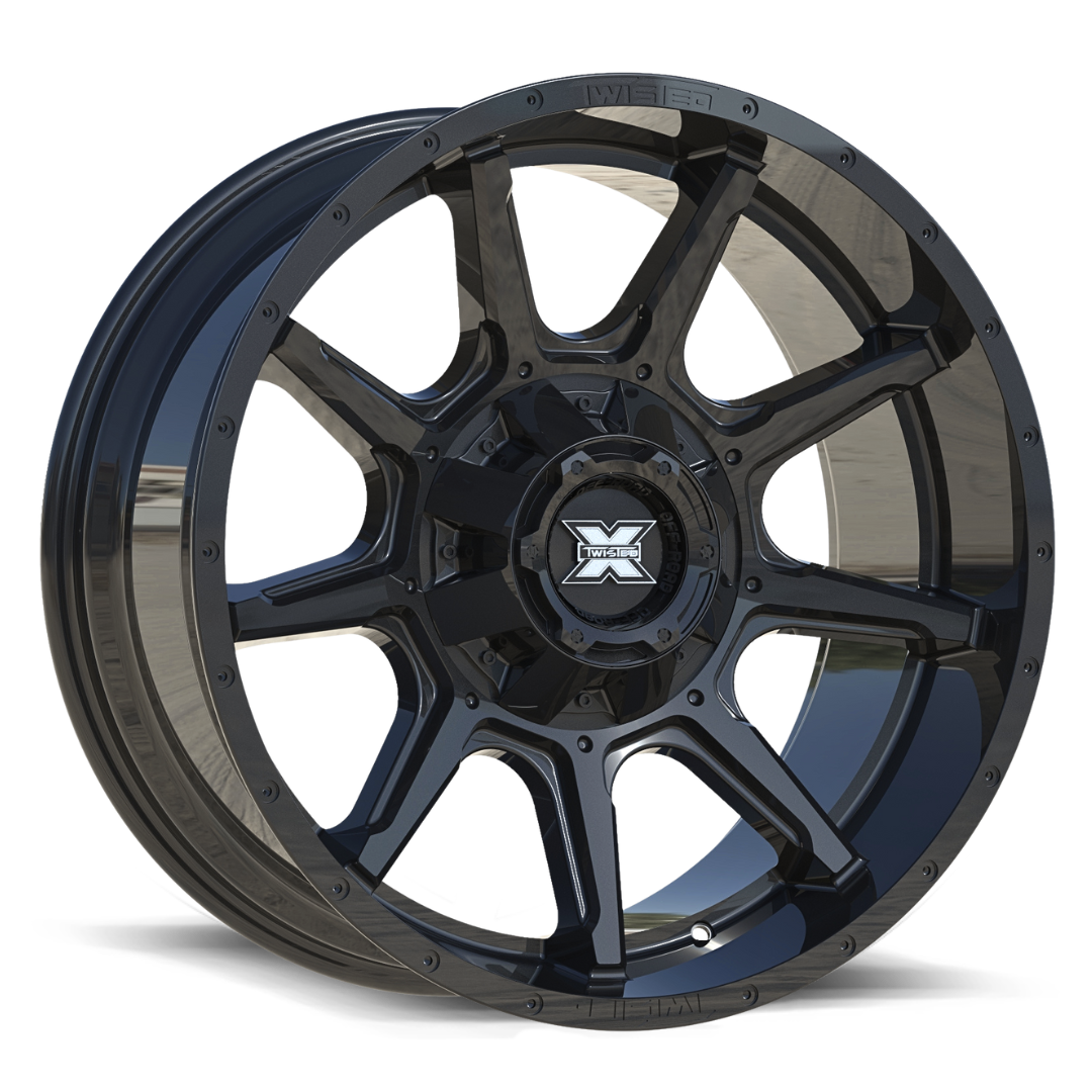 Twisted Off-road TW2 Gloss Black 20x10 -18 8x165.1|8x170mm 0mm - Wheelwiz