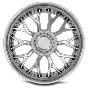 Sentali BFX2 Polished Lip / Brushed Centre 22x12 -44 8x165.1|8x170mm 125.2mm - Wheelwiz