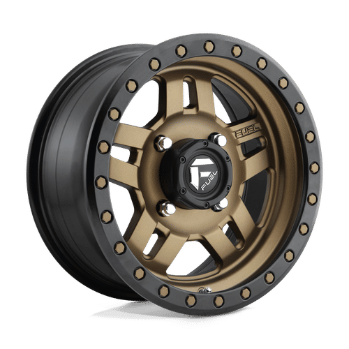 Fuel Offroad D583 MATTE BRONZE BLACK BEAD RING 14x7 +13 4x156mm 132mm - Wheelwiz