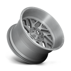 Fuel Offroad D715 TRITON PLATINUM BRUSHED GUN METAL TINTED CLEAR 22x12 -43 5x127|5x139.7mm 87.1mm - Wheelwiz