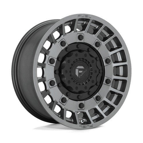 Fuel Offroad D726 MATTE ANTHRACITE AND BLACK 17x9 -12 6x135|6x139.7mm 106.1mm - Wheelwiz