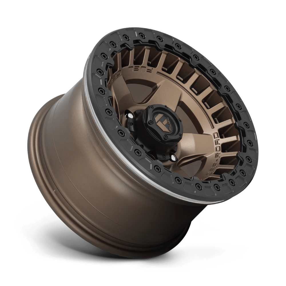 Fuel Offroad D119 WARP BEADLOCK Matte Bronze 17x9 -15 6x139.7mm 106.1mm - Wheelwiz