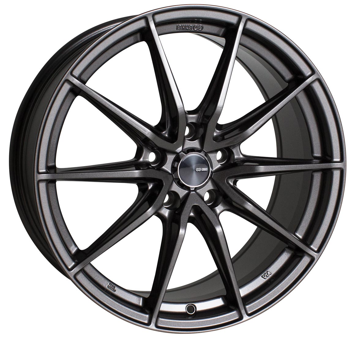 Enkei DRACO Antrhracite 18x8 +45 5x112mm 72.6mm - WheelWiz