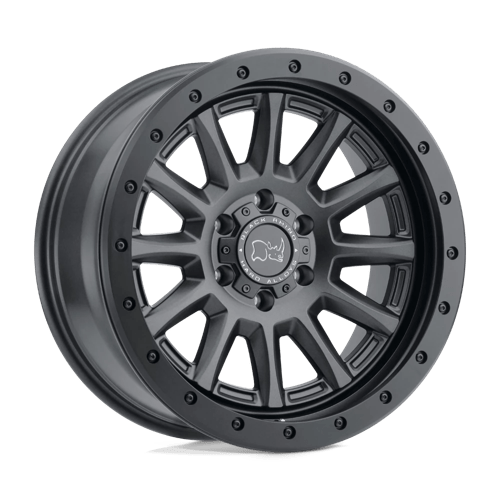 Black Rhino DUGGER Gun Black 17x8.5 -18 5x114.3mm 76.1mm - Wheelwiz