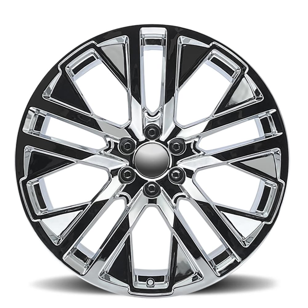 Factory Reproductions FR 96 Chrome 22x9 +28 6x139.7mm 78.1mm