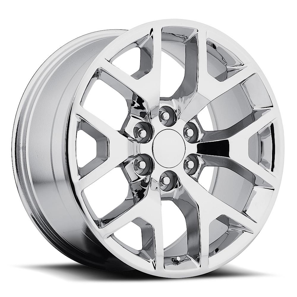 Factory Reproductions FR 44 Chrome 22x9 +31 6x139.7mm 78.1mm
